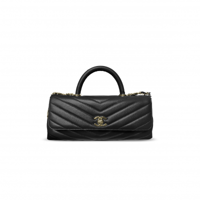 CHANEL MAXI FLAP BAG WITH TOP HANDLE AS6091 (31*12.5*7cm)